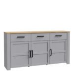 Bohol 3 Door 3 Drawer Sideboard