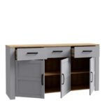 Bohol 3 Door 3 Drawer Sideboard
