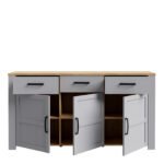 Bohol 3 Door 3 Drawer Sideboard