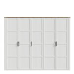 Bohol 5 Door Wardrobe in Riviera Oak/White