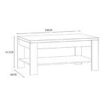 Bohol Coffee Table in Riviera Oak/White