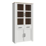 Bohol Display Cabinet 4 Door 2 Drawer