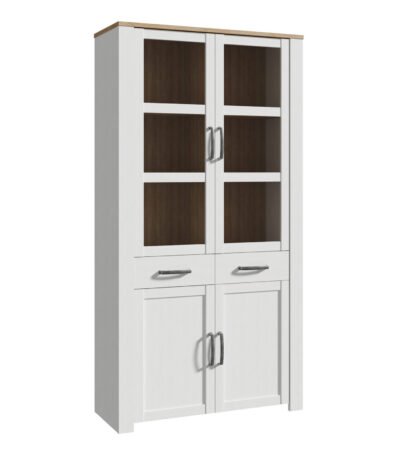 Bohol Display Cabinet 4 Door 2 Drawer