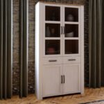 Bohol Display Cabinet 4 Door 2 Drawer