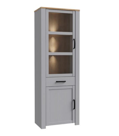 Bohol Narrow Display Cabinet inc. 2x LED Lights