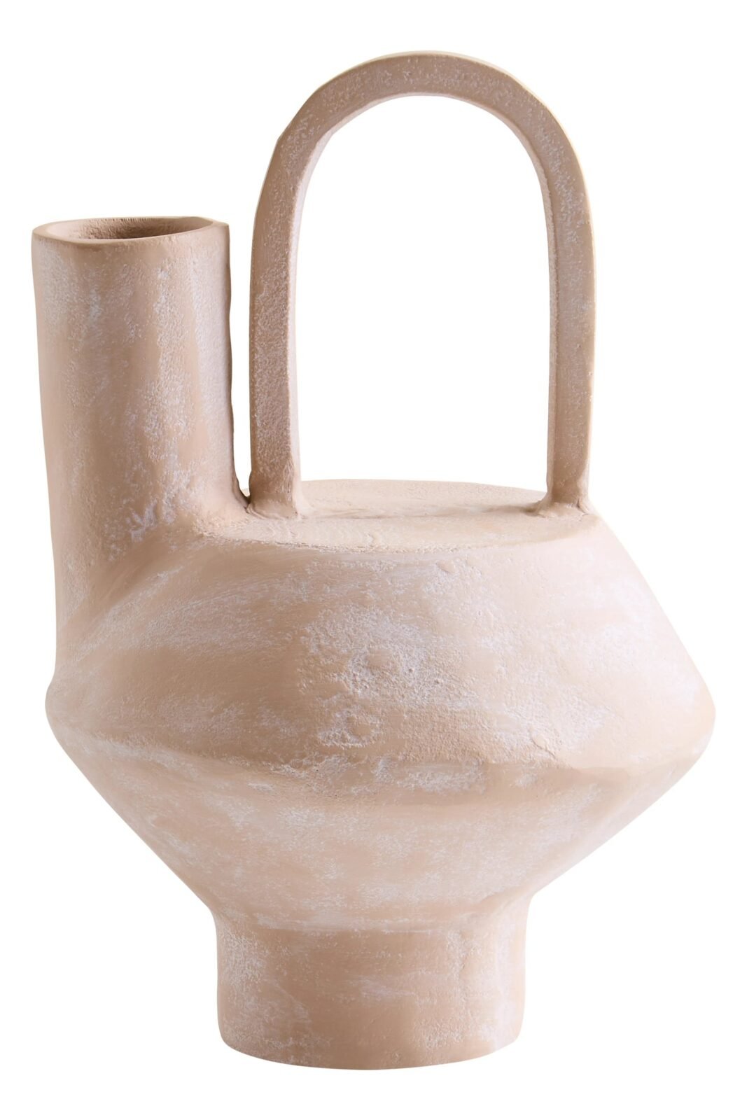 Boreray Beige Whitewash Small Textured Vase Boreray Beige Whitewash Small Textured Vase