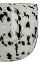 Bressay Grey Speckled Design Glass Planter
