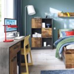 Brooklyn Single Bed 90cm in Walnut