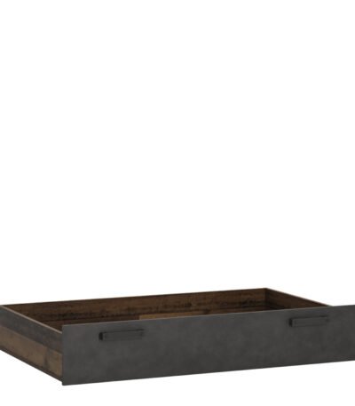 Brooklyn Underbed Drawer in Walnut and Dark Matera Grey