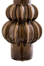 Burra Brown Stoneware Bubble Vase