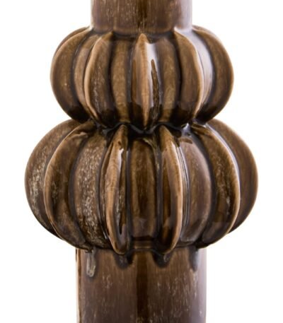 Burra Brown Stoneware Bubble Vase