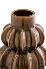Burra Brown Stoneware Bubble Vase
