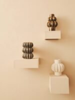 Burra Brown Stoneware Bubble Vase