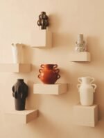 Burra Brown Stoneware Bubble Vase