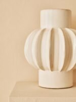 Burra Cream Stoneware Bubble Vase