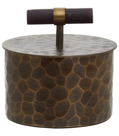 Bute Small Antique Gold Trinket Box