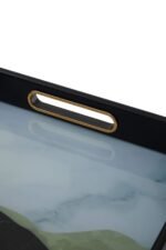 Calve Set of 2 Assorted Colour Rectangular Trays