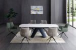 Cameo Ceramic 160-240cm Extending Dining Table