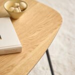 Caracas Rectangular Coffee Table in Oak and Matt Black