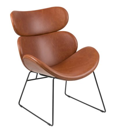 Cazar Lounge Chair in Brown