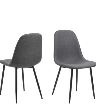 Celia Dining Chair in Light Grey Set of 4
