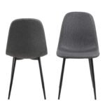 Celia Dining Chair in Light Grey Set of 4