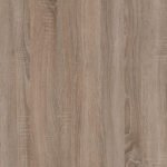 Chelsea Living Tall Glazed Narrow Display Unit (LHD) in White with a Truffle Oak Trim