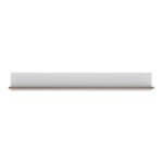 Chelsea Living Wall Shelf in White with a Truffle Oak Trim