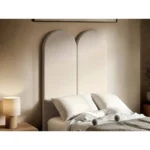 Cirrus Headboard Panels Beige Velvet
