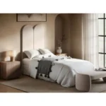 Cirrus Headboard Panels Beige Velvet