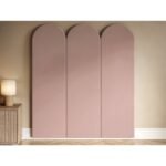 Cirrus Headboard Panels Single Pink Velvet - Image 6