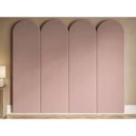 Cirrus Headboard Panels Single Pink Velvet - Image 7