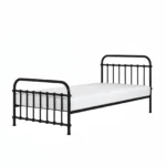 Compton Black Metal Bed