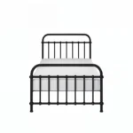 Compton Black Metal Bed