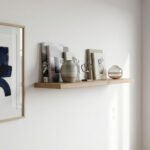 Corona 140cm Wall Shelf in Artisan Oak