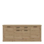 Corona 4 Door 2 Drawer Sideboard in Artisan Oak