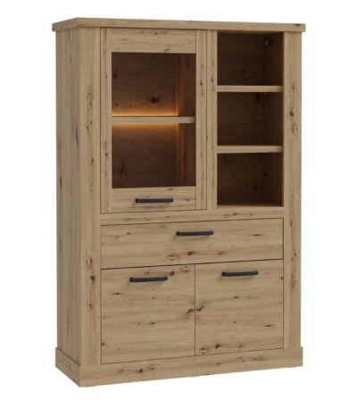 Corona Display Cabinet in Artisan Oak