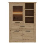 Corona Display Cabinet in Artisan Oak