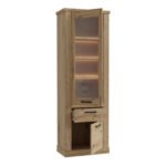 Corona Narrow Display Cabinet in Artisan Oak
