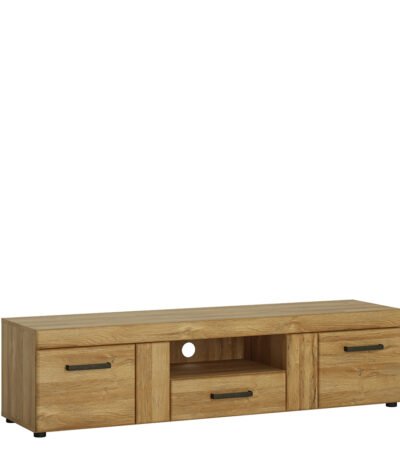 Cortina 2 Door 1 Drawer Wide TV Cabinet in Grandson Oak