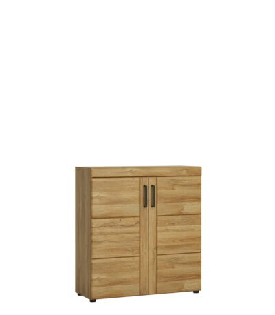 Cortina 2 Door Shoe Cabinet in Grandson Oak
