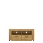 Cortina 2 Drawer TV Cabinet in Grandson Oak