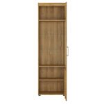 Cortina Tall Glazed Display Cabinet (RH) in Grandson Oak