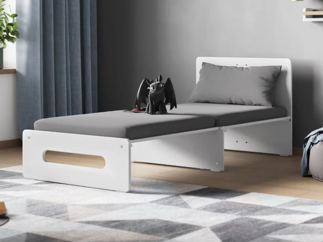 Cosmic Pull Out Futon White/Grey