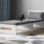Cosmic Pull Out Futon White/Grey
