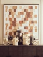 Cumbrae Cream Finish Square Knot Sculpture
