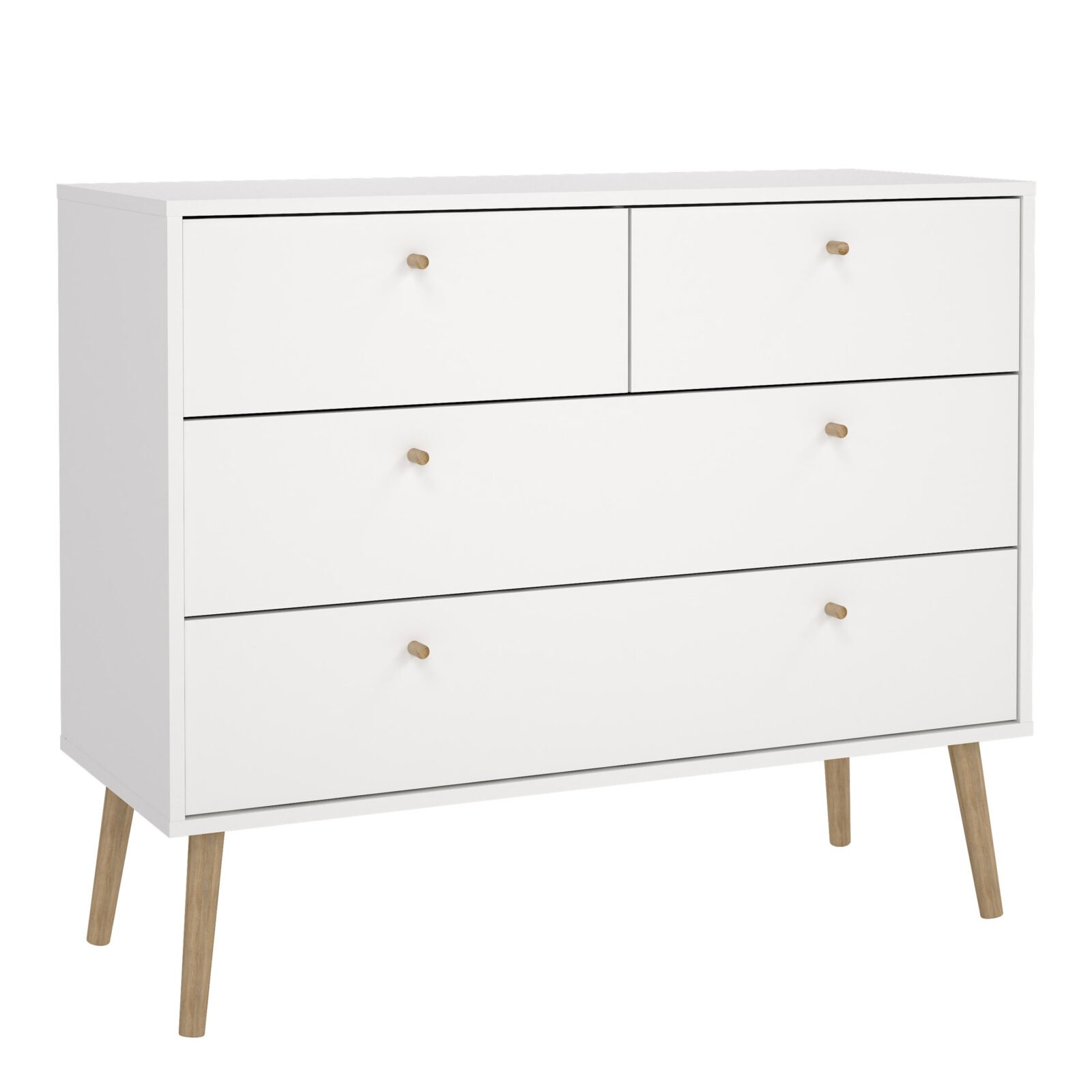 Cumbria Chest 2 + 2 Drawers White Cumbria Chest 2 + 2 Drawers White