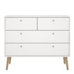 Cumbria Chest 2 + 2 Drawers White
