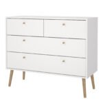 Cumbria Chest 2 + 2 Drawers White