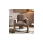 Dakota Chocolate Velvet Accent Chair